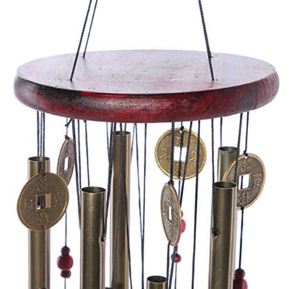 Aluminum Guardian Bell Wind Chimes - Handmade Metal Tube Garden and Home Wall Decor