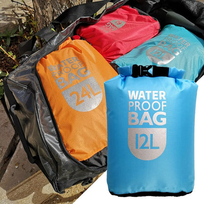 6L/12L Outdoor Dry Bag – Waterproof Sack for Fishing, Boating, Rafting, Kayaking, Floating Accessories