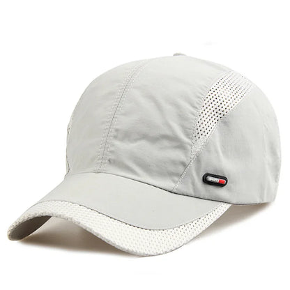 2024 Summer Sports Cap – Men’s and Women’s Quick-Dry Baseball Snapback, Running, Golf, Kpop Solid Mesh Hat