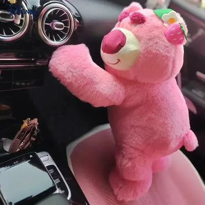 90cm Disney Toy Story Lotso Strawberry Bear Plush Sofa Pillow – Cute Stuffed Toy Gift for Kids & Friends