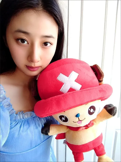 35-70cm One Piece Tony Tony Chopper Plush Doll – Soft Anime Figure, Bedroom Decoration, Sleeping Pillow & Kids Xmas Gift Toy