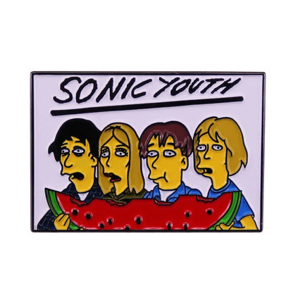 Worldwide Classic Band Logo Enamel Pin – Rap & Rock Music Badge for Hoodies, Backpacks, Decorative Accessories, Fan Gift