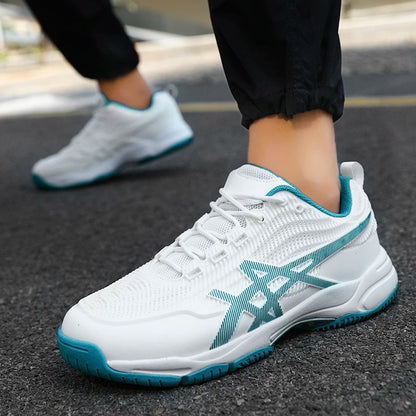 Unisex Indoor Court Sports Shoes - Non-Slip Breathable Sneakers for Badminton, Table Tennis, Volleyball & Handball