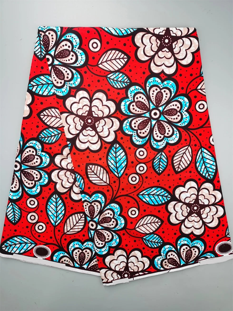 New Nigerian African Wax Fabric - 100% Cotton Real Wax Ankara Print High Quality Original Pagne Material