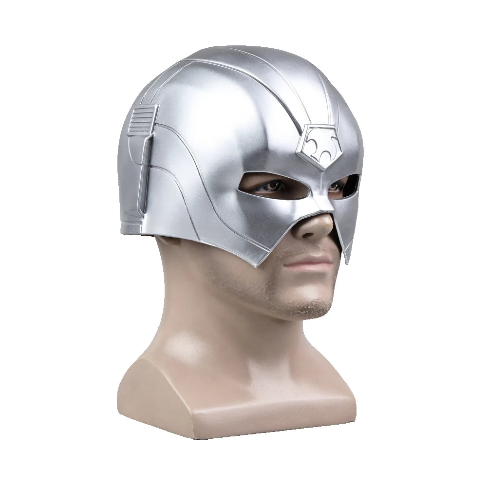 Suicide Squad Peacemaker Helmet Mask – PVC Cosplay Superhero Costume for Men, Halloween & Party Prop
