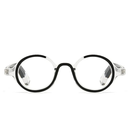 2024 Small Round Frame Reading Glasses – Retro Presbyopic Eyeglasses with Blue Light Blocking – Hyperopia Eyewear +1.0 to +4.0