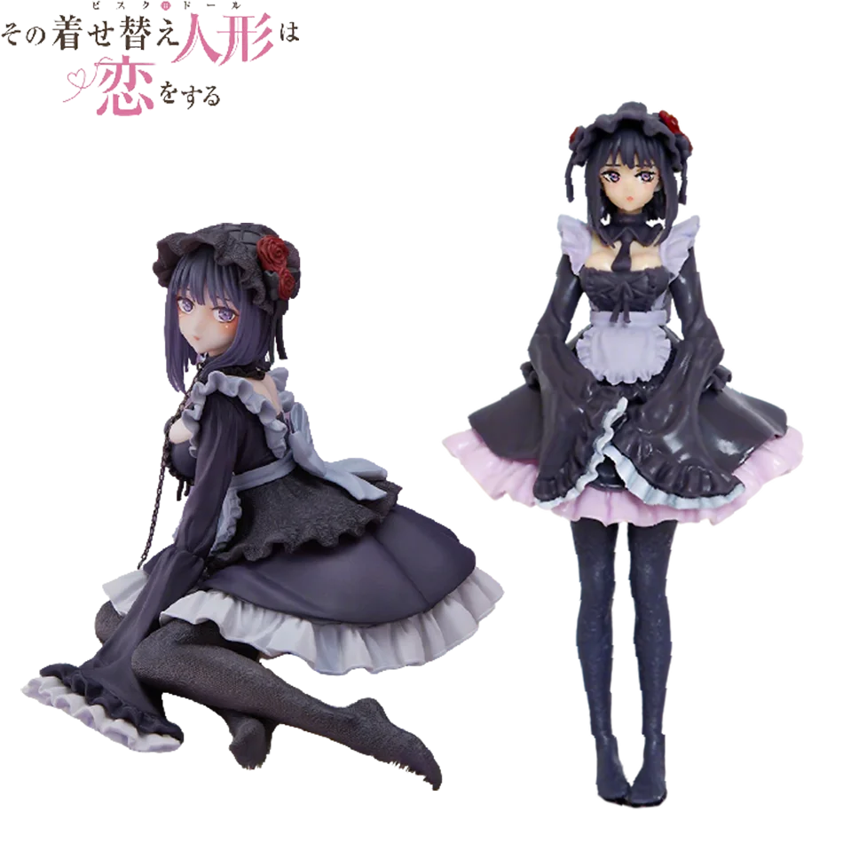My Dress-Up Darling Anime Figures – Kitagawa Marin & Shizuku Kuroe Black Maid Outfit Action Figurines, Collectible Model