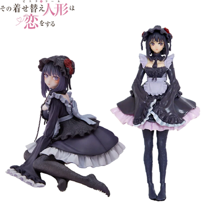 My Dress-Up Darling Anime Figures – Kitagawa Marin & Shizuku Kuroe Black Maid Outfit Action Figurines, Collectible Model