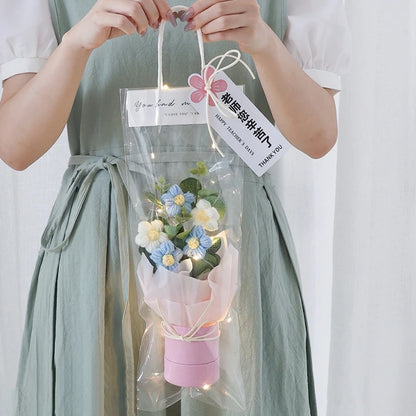 Graduation Bouquet 2025 – Crochet & Knitted Artificial Flowers for Wedding, Valentine’s & Special Occasion Gifts