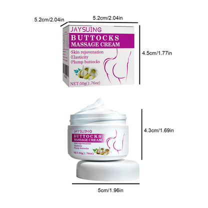 Hip Buttock Care Cream – Firming & Lifting Body Lotion, Moisturizing Shaping Massage Cream for Smooth, Plump & Toned Skin Care