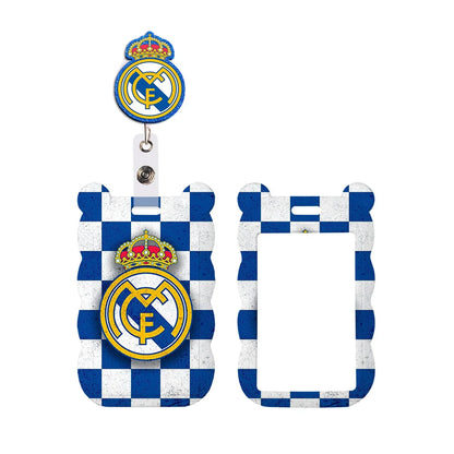 Spanish Football Neck Strap Lanyard – Cartoon Badge Holder ID Card for Kids, Students, Girls & Boys Gift