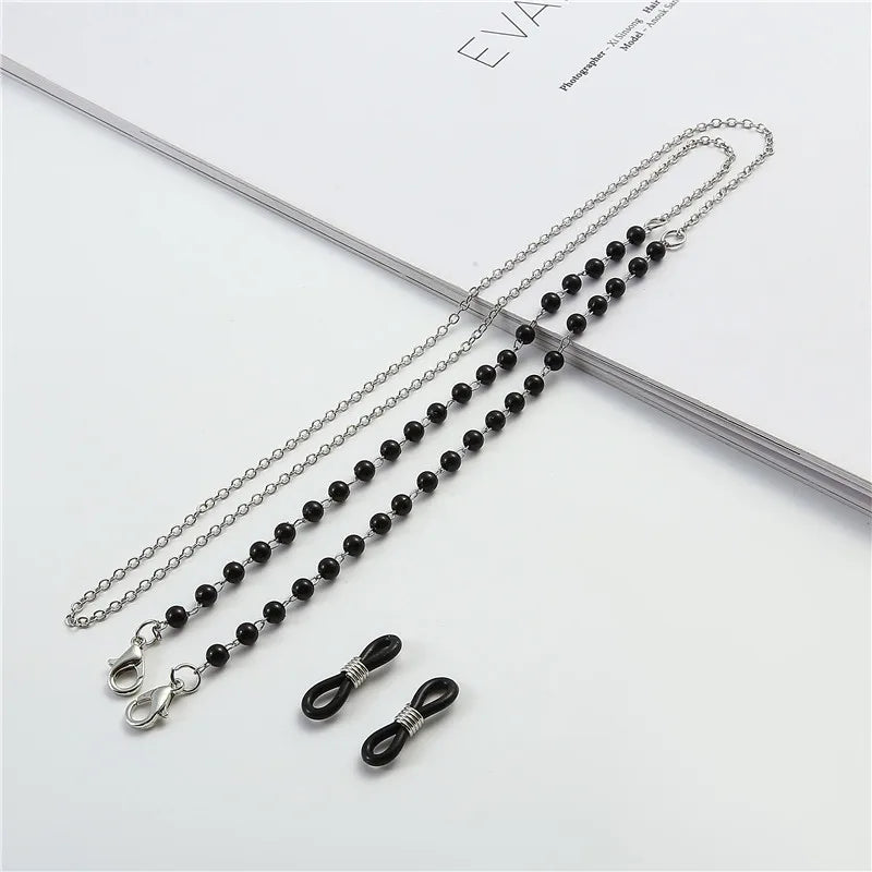 Pearl Beaded Eyeglasses Chain for Women – Trendy Sunglasses Holder Necklace, Mask Lanyard & Fashion Accessory Gift