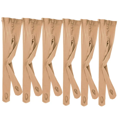 60D Convertible Ballet Tights - Seamless Dance Stockings with Foot Hole for Women