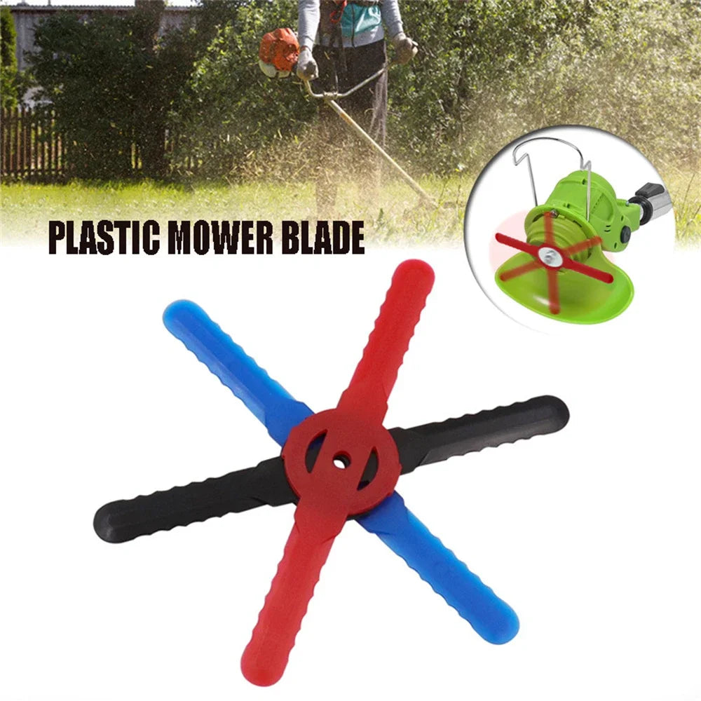 6/12/20PCS String Trimmer Head Blades — Plastic Cutter Replacement for Lawn Mower & Weed Wacker