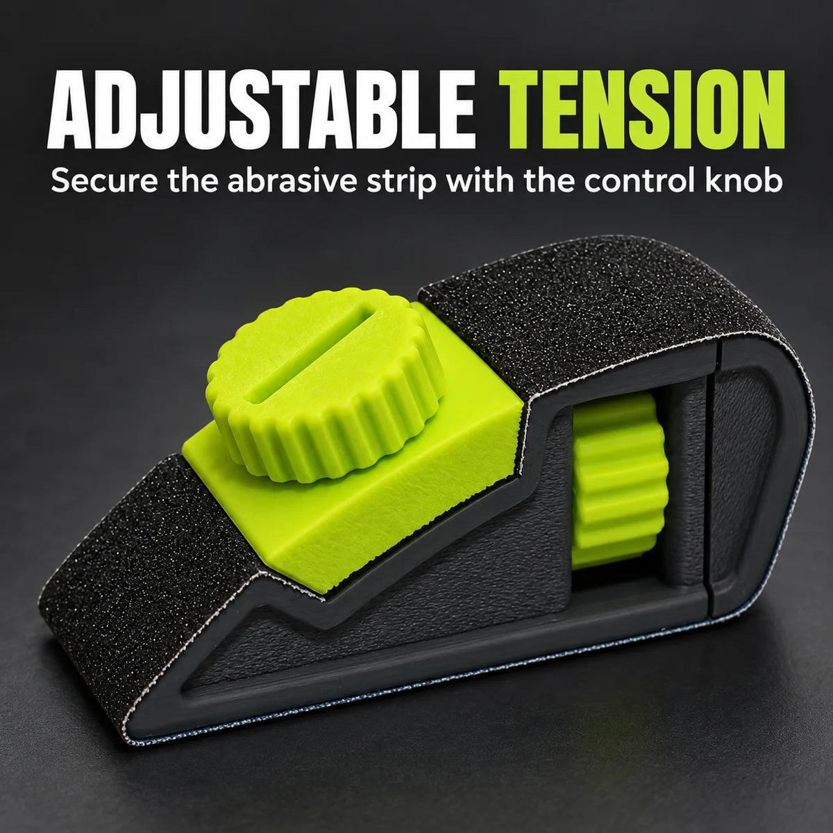 Adjustable Handheld Sandpaper Holder - Quick-Release Sanding & Polishing Tool for Woodworking and Model Making