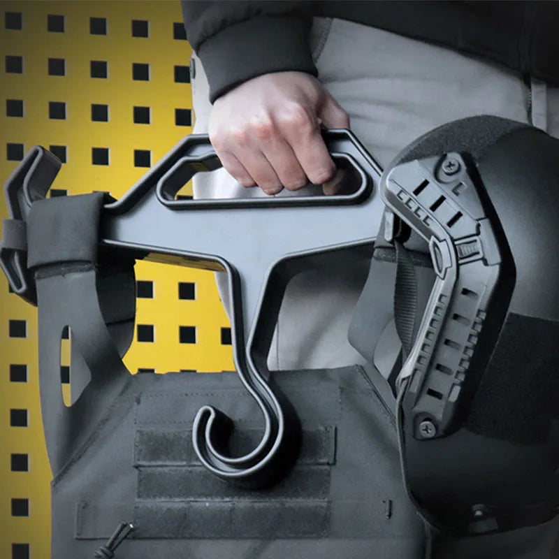 Heavy Duty Tactical Gear Hanger for Body Armor Vest & Wetsuit Storage - Military Survival Equipment Organizer