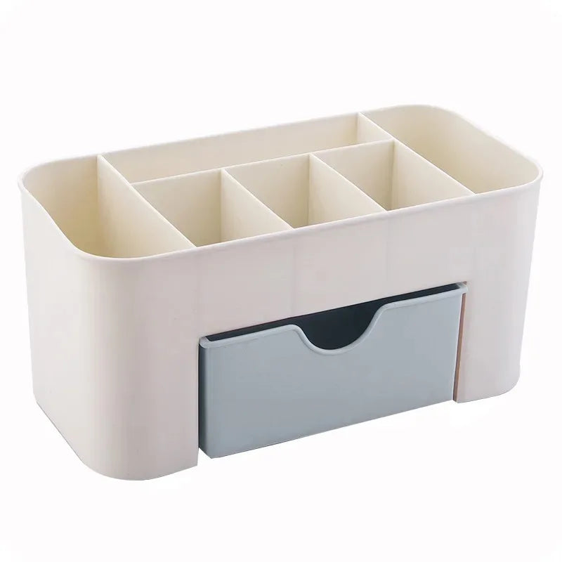 Nail Art Plastic Organizer Container – Gel Polish Remover, Cleaning Cotton Pad & Swab Storage Case – Decoration Accessories Tool