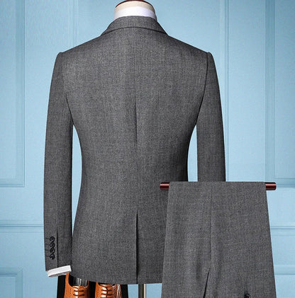 Traje de Hombre Elegante – 3-Piece Slim Fit Suit (Blazer + Vest + Pants) | Men’s Business & Wedding Suit 6XL