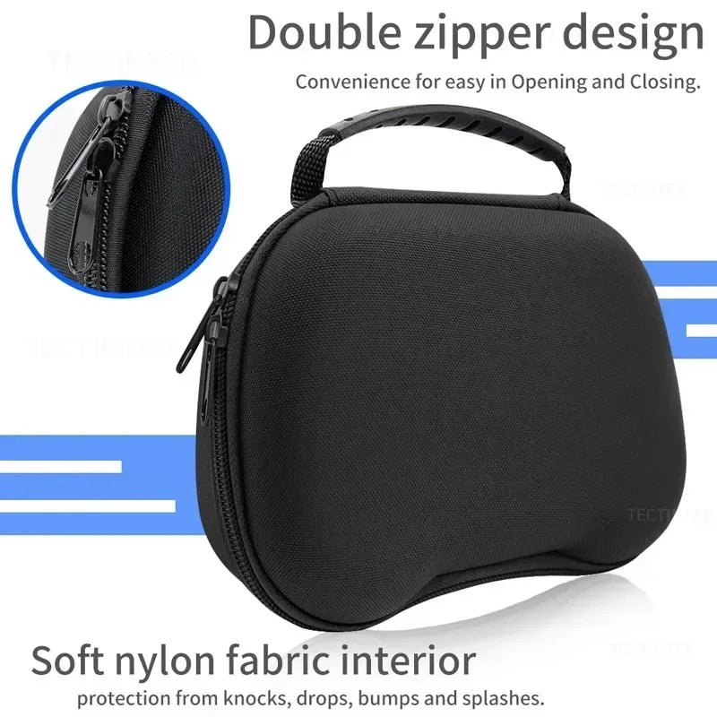 EVA Protective Case for PS5, PS4, PS3, Xbox Gamepad – Portable Travel Carry Bag for Xbox One Controller and Nintendo Switch Pro