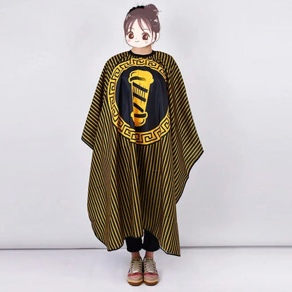 Salon Hairdressing Apron - Professional Hair Cutting Cape for Barbers, Styling Gown for Dyeing and Trimming