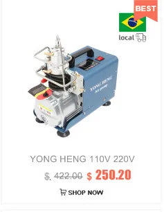300bar 30MPa 4500PSI 3-Stage Hand Operated PCP Pump | High Pressure Compressor for Rifles, Paintball, Car & Bicycle