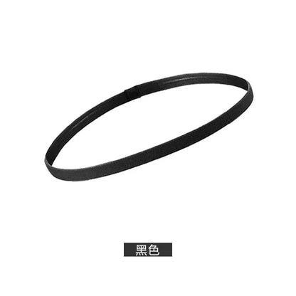 4 Pack Non-Slip Elastic Sports Headbands – Thick Sweatbands for Men & Women, Exercise & Outdoor Use