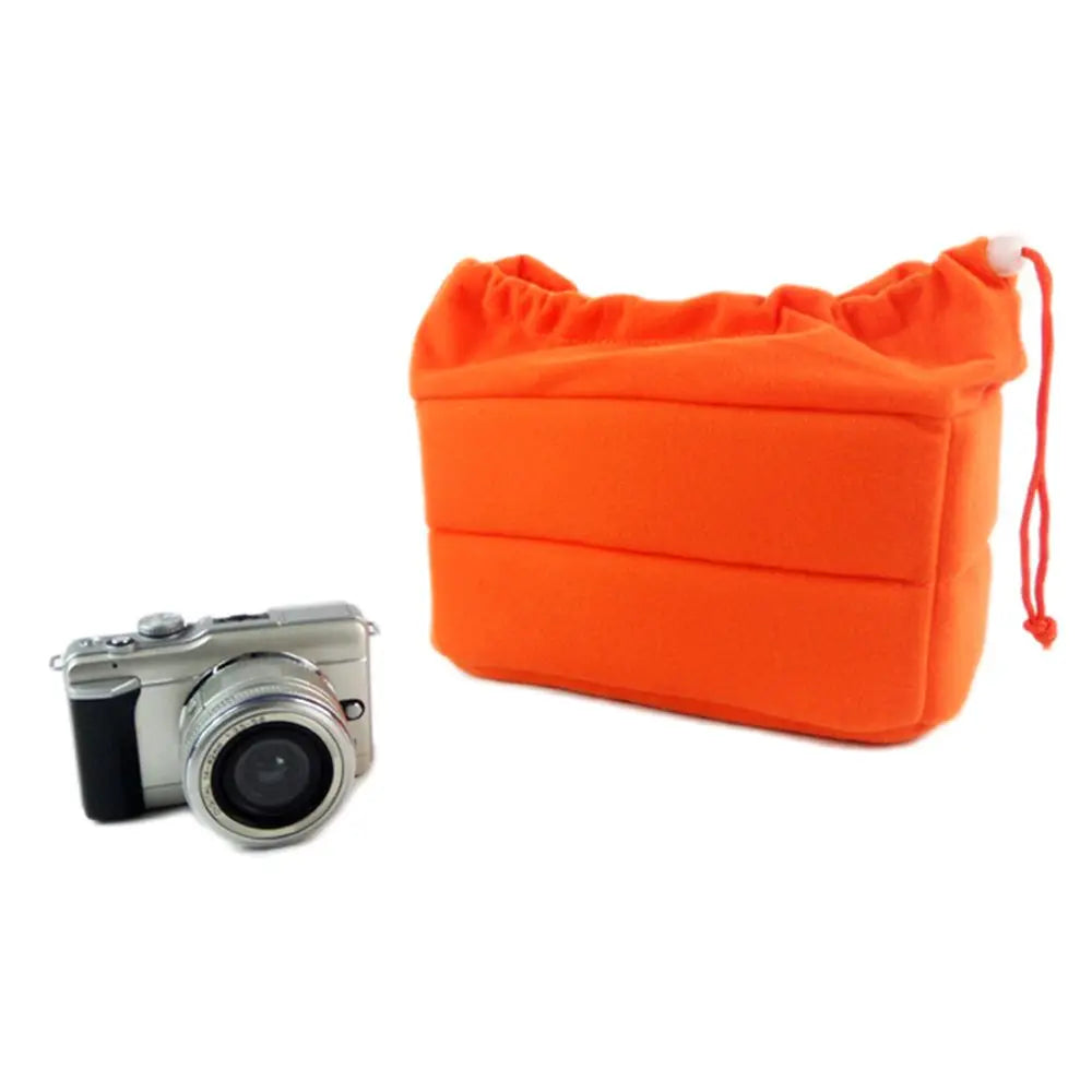 Camera Accessories Insert Bag – Padded Protective Lens & Gear Organizer for Canon, Nikon, Sony Photography