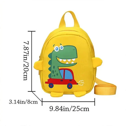 Cute Cartoon Dinosaur Kids Backpack – Anti-Lost Toddler School Bag for Kindergarten & Preschool