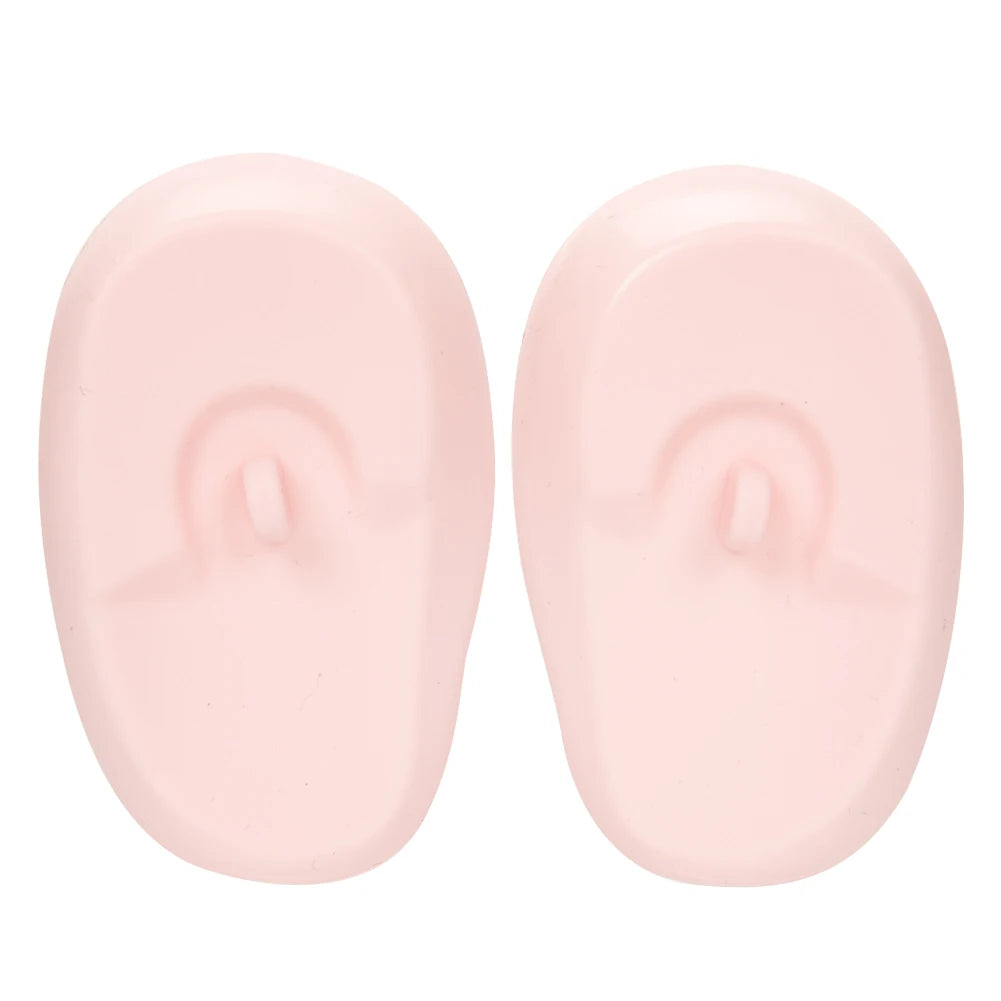 Silicone Ear Covers - Waterproof Hairdressing Ear Caps, Earmuffs for Shower, Salon, Bathing & Spa Use