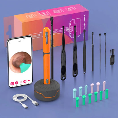 Ear Cleaner with Camera Set – HD Otoscope, USB-C Charging Endoscope, Wax Removal Tool & Earpick, NK3 Pro Ear Cleaning Set