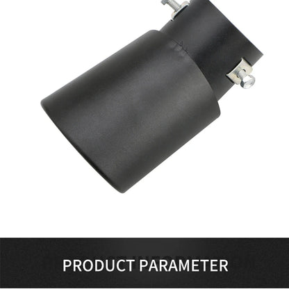 2.5" Stainless Steel Car Exhaust Muffler Tip – Chrome Rear Tail Pipe for Most Cars