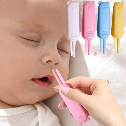 Baby Nose and Ear Cleaning Tweezers - Gentle Nasal Booger Remover and Newborn Care Tool