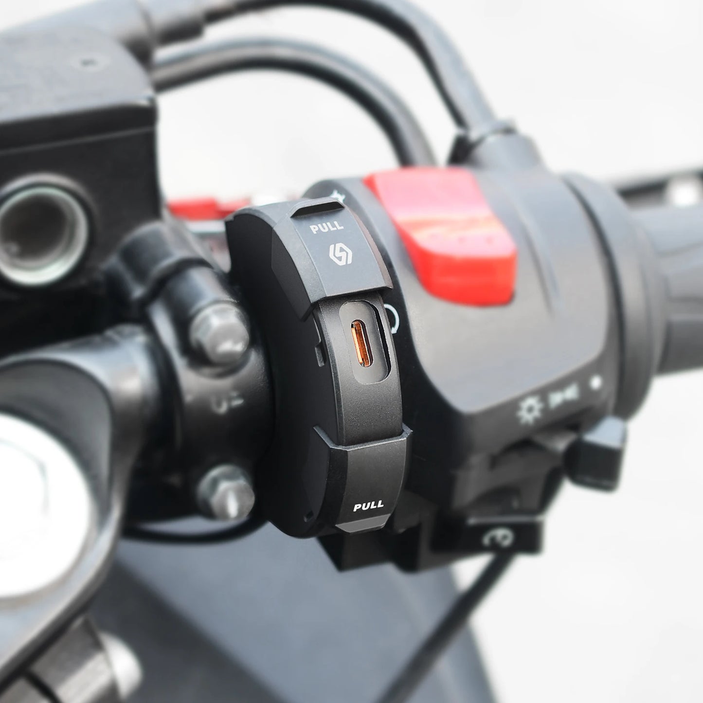 48W Quick Charge PD & QC3.0 Motorcycle USB Charger – Waterproof Handlebar Mount, 12V-24V Power Adapter