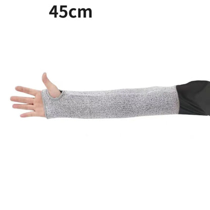 Level 5 HPPE Cut-Resistant Arm Sleeves - Anti-Puncture Protective Work Sleeves for Hand & Arm Safety