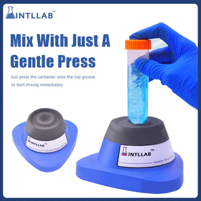 INTLLAB Mini Vortex Mixer – Laboratory, Tattoo Pigment & Nail Polish Liquid Shaker