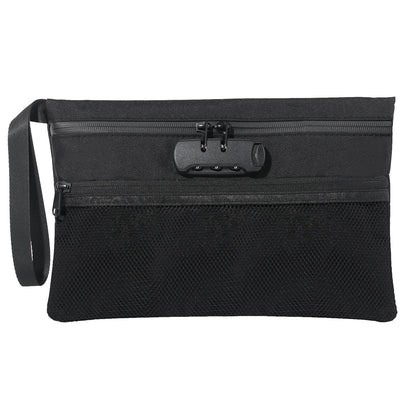 Smell-Proof Pouch with Combination Lock – Easy Storage Bag for Travel & Home Use