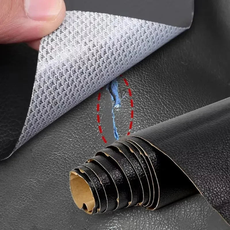 Self-Adhesive Leather Repair Tape - Cuttable Patch for Sofas, Furniture & Car Seats