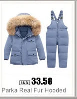 Children’s Winter Clothing Set – Baby Down Jacket Parka & Thick Snowsuit for Boys and Girls