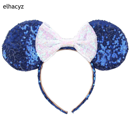 Big Classic Polka Dot Bow Minnie Mouse Ears Headband – Festival & Party Hairband for Women & Girls, Disney Trip Accessories