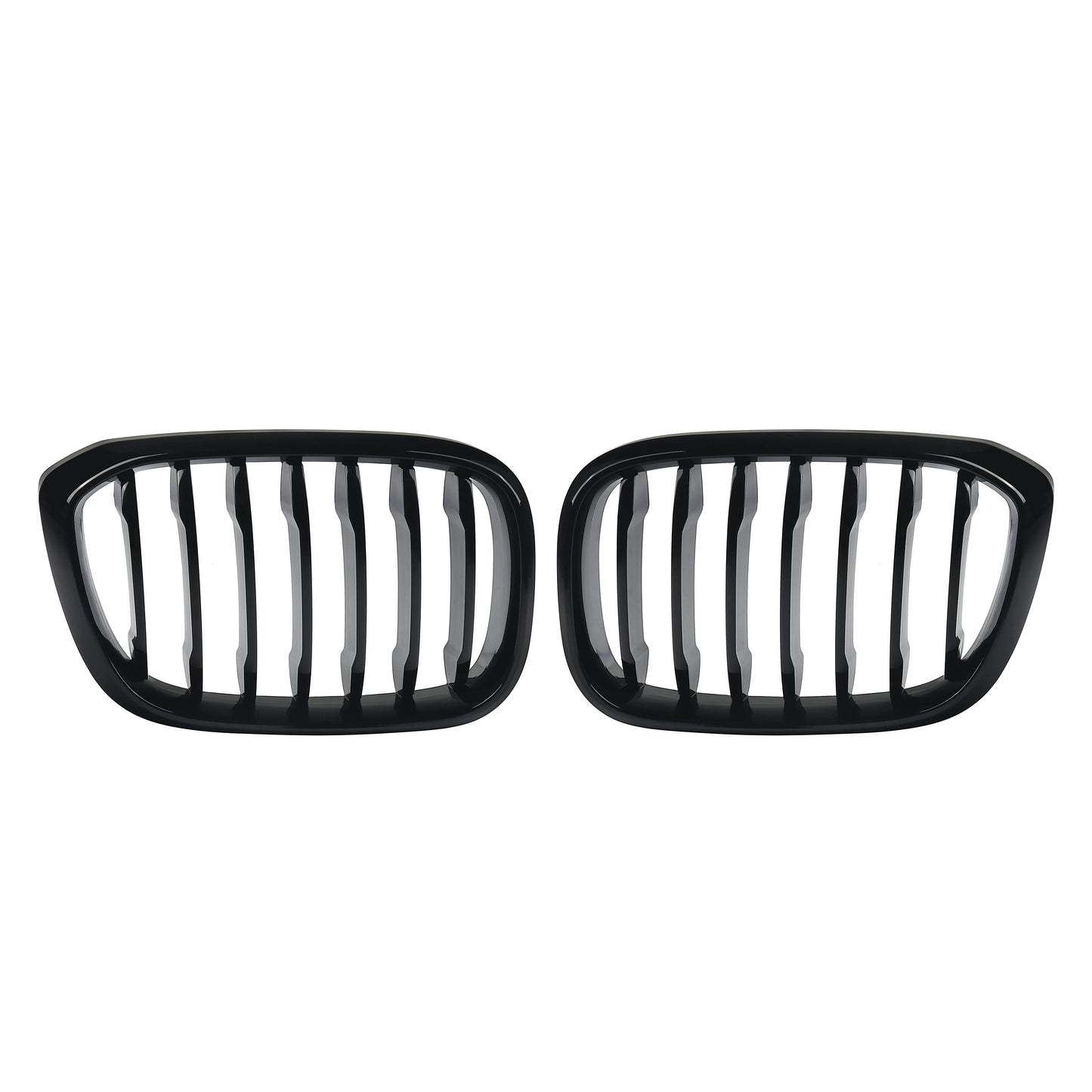 MagicKit Front Bumper Grill for BMW X3 X3M G01 & X4 G02 (2018-2020) — Gloss Black Single Slat Sport Style Replacement