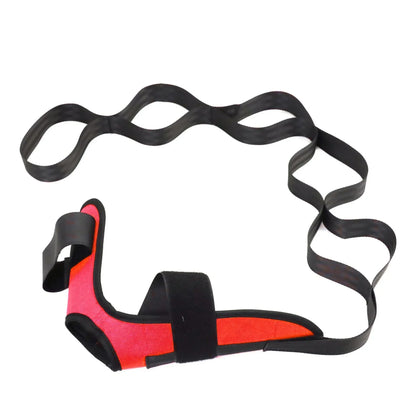 Yoga & Fitness Stretching Band – Leg Flexibility, Rehabilitation, Plantar Fasciitis Foot Care Training Belt