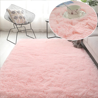 Soft Shaggy Plush Area Rug – Large Fluffy Beige Carpet for Living Room, Bedroom, Kids Room & Nursery Decor