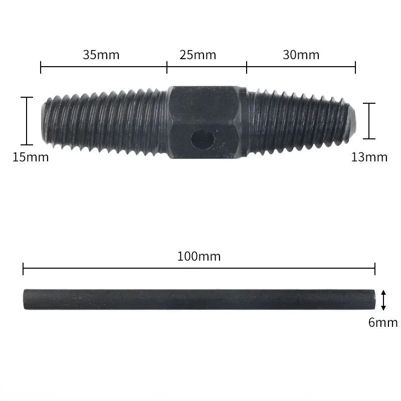 Double Head Wrench Faucet Valve & Screw Extractor Set: Tools for Removing Damaged Bolts, Broken Pipes, and Wires - Removal Tool Kit