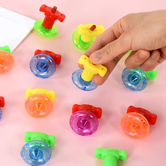 12/20pcs Mini Torsion Gyro Spinning Toys – Kids Party Favors, Christmas Gifts & Classroom Reward Prizes