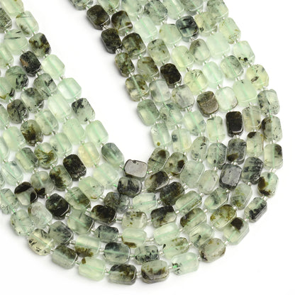Natural Gemstone Rectangle Beads - 8x12mm Amethyst Citrine Lapis Lazuli Spacer Beads for DIY Jewelry Making & Bracelets