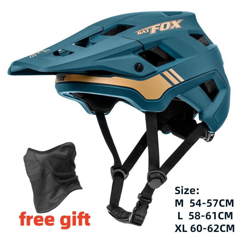 BATFOX Men's Cycling Helmet – MTB Mountain Bike Racing Helmet, Speedframe Casco para Bicycle