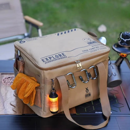 42L Large Outdoor Camping & Picnic Storage Box – Tactical Gear, Cookware & Equipment Organizer