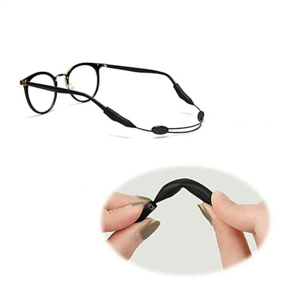 Adjustable Eyewear Retainer Strap - Anti-Slip Universal Glasses Lanyard for Sports Sunglasses and Daily Use
