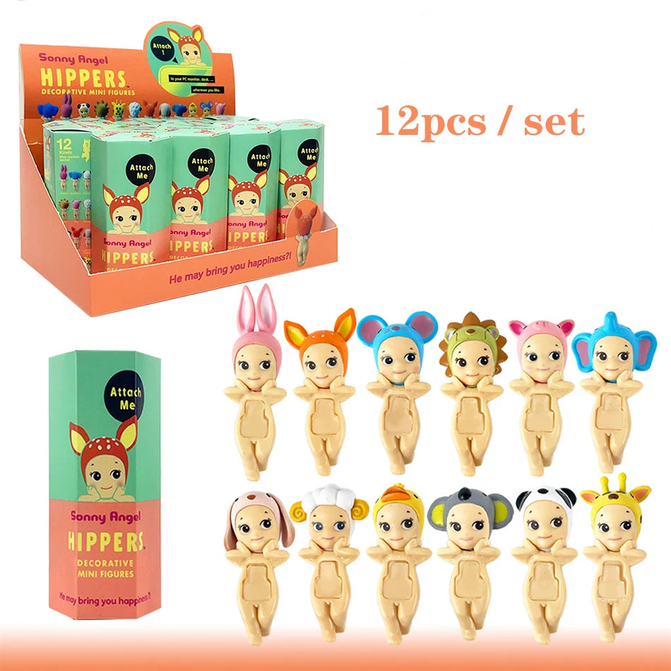 New Sonny Angel & Mofusand Blind Box – Hippers Mini Shark Cat Action Figures for Fans, Kids Christmas Gift