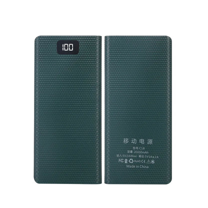 8x18650 Power Bank Battery Case - Dual USB & Type-C Charging Shell for DIY Portable Charger Projects